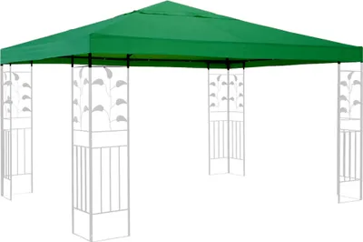 Produktbild von Ersatzdach für Pavillon 3x3m Grün Ersatzbezug Pavillondach