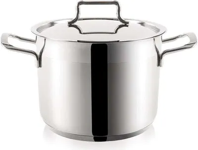 Immagine prodotto di ORION casseruola Casseruola in acciaio con coperchio 18/10 PREMIUM Induzione 14l