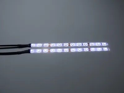 Produktbild von 2846 LED COB Regal Leuchte 2x30cm Netzteil Kabel + Verteiler Kalt Weiß