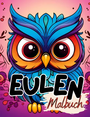 Produktbild von Eulen Malbuch