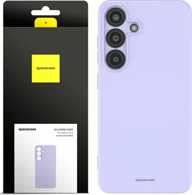 Image de SPACECASE Etui en Silicone pour Galaxy S25 Violet