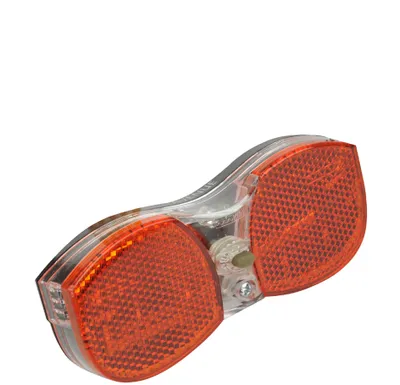 Image de FISCHER Feu arrière à LED pour vélo, pour porte-bagages, homologué StvZO