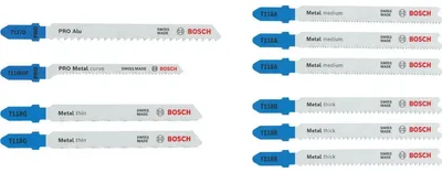 Produktbild von Bosch Stichsägeblatt Set Metal Advanced, 10-tlg.