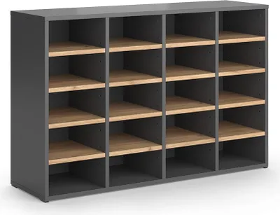 Produktbild von Schuhschrank Vicco Lysander Goldkraft Eiche 104 x 65.5 cm, Model 53038