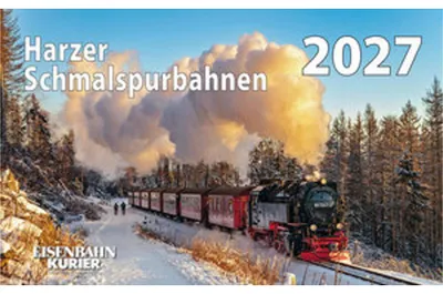 Obrázok produktu pre Wandkalender 2027 Harzer Schmalspurbahnen Großformat mit 12 atmosphärischen Aufnahmen