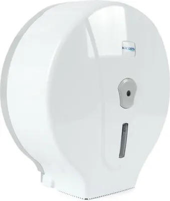 Produktbild von Spender für Toilettenpapier Großrolle 13x31x32,5cm weiß