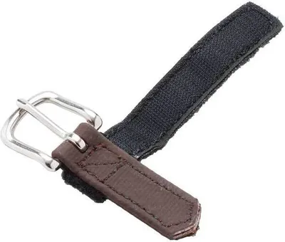 Produktbild von Leinenfrosch braun mit Klettverschluss, 22mm Schnalle, für Tandem- und Vierspännerleinen
