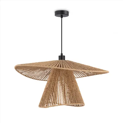 Produktbild von LED Pendelleuchte Esszimmer Pendellampe Wohnzimmer Küche Papier Boho Style E27