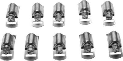 Image de Serrures à bande en acier inoxydable (V2A) Fermeture par serrage pour bande / collier de 12,7 mm 10 pcs.
