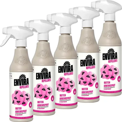 Produktbild von Envira Motten Abwehrspray im Vorteilspack 5x500ml