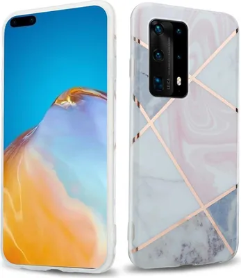 Produktbild von Cadorabo Schutzhülle für Huawei P40 Hülle in Rosa TPU Handyhülle Etui Case Cover