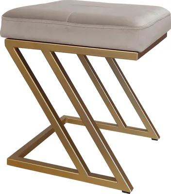 Obrázok produktu pre ZETA LOFT taburetka podnožka podnožka zlatá MG09