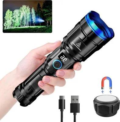 Produktbild von Ladbarer LED-Taschenlamp 10.000 Lumen wasserdicht