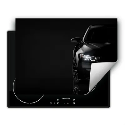 Produktbild von DarHaus Herdabdeckplatte 70x52 cm Anti Rutsch Matte Aufrollbar, schwarz - Auto