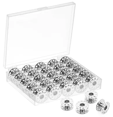 Productafbeelding van Nähaccessoires - 25 Stuks Spulen met Opbergdoos voor Naaimachines