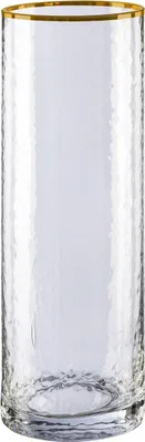 Produktbild von Vase - Transparent - Goldgelb - Glas - H 30 cm