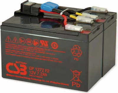 Zdjęcie produktu dla CSB - 2x GP1272F2 - APC-RBC48 - 24 Volt 7200mAh Pb