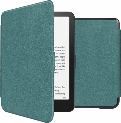 Productafbeelding van imoshion Slim Hard Case Bookcase voor de Amazon Kindle Paperwhite (2024) / Paperwhite Signature Edition (2024) / Colorsoft (2024) / Colorsoft Signature Edition (2024) - Donkergroen