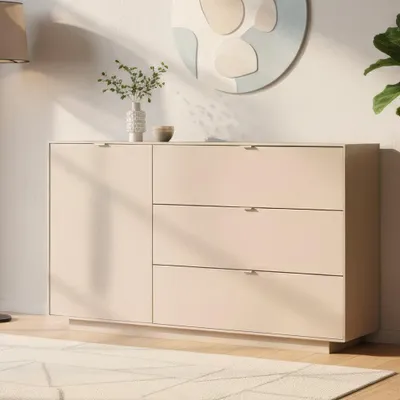 Immagine prodotto di Madia Sivas51A con anta e 3 cassetti colore cashmere 160 cm