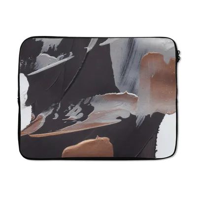 Produktbild von MuchoWow® Laptop Hülle 15 Zoll Abstrakt - Farbe - Gold Laptoptasche - Laptoptasche - Sleeve - Rundum-Schutz