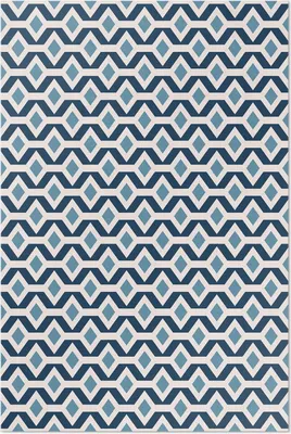 Produktbild von Geometrisches Muster eines Musters – Vinylteppich – 80x120 cm – Indoor Teppich – Flur – Pflegeleicht – Modern
