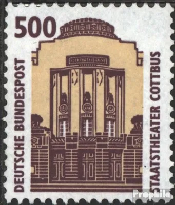 Produktbild von Briefmarken BRD (BR.Deutschland) 1993 Mi 1679RI mit Zählnummer (kompl.Ausg.) postfrisch Sehenswürdigkeiten