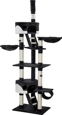 Produktbild von Kratzbaum Hansi 243 bis 260 cm inklusive 2 Treppen, 2 Spielbällen, Deckenspanner und Kippschutz