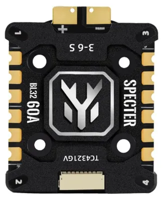 Immagine prodotto di HGLRC SPECTER 60A, ESC 3-6S BL32 128K, 4in1 per droni FPV