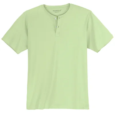 Produktbild von Redfield Übergrößen T-Shirt lime Bruce Knopfleiste