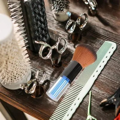 Produktbild von Nackenbürste zur Bartreinigung, Friseursalonwerkzeug und Komfortbürste zur Haarentfernung für den Heimgebrauch