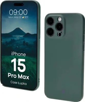 Produktbild von Handyhülle für iPhone 15 Pro Max, Bizon Case Lupka, Grün