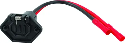 Productafbeelding van Attwood aansluitdoos voor elektromotor, zwart, 12/24 V. Zwart, 12/24 V