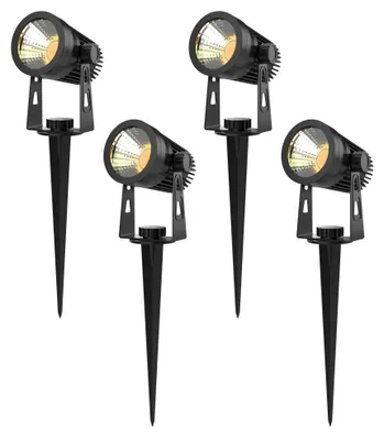 Produktbild von LED Gartenlampe 12 W mit Erdspieß und wasserdicht IP65