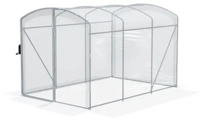 Obrázek produktu pro Choditelná skleník s dveřmi - zahradní skleník | Barva: Průhledná | Rozměry: 200x300x195 cm