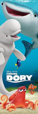 Immagine prodotto di Poster dei personaggi di Alla ricerca di Dory 158 x 53 cm