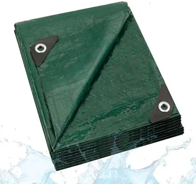 Image de Bâche de jardin imperméable 3 x 3 m, verte, 150 g/m²