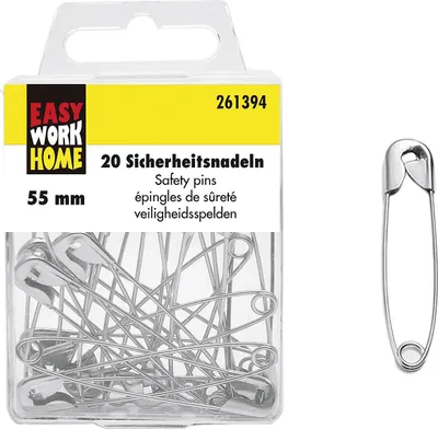Produktbild von EASY WORK Sicherheitsnadeln 12 Stück Verkaufseinheit 261394 4332539081899