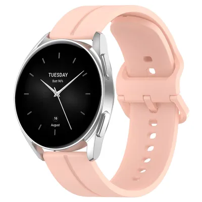 Image de Bracelet de remplacement en silicone de haute qualité pour Xiaomi Watch 2 Pro, couleur rose
