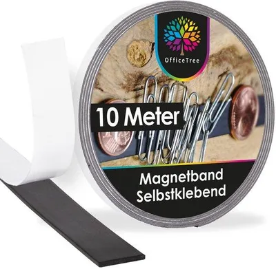 Immagine prodotto di Nastro magnetico OfficeTree - 10 m - autoadesivo