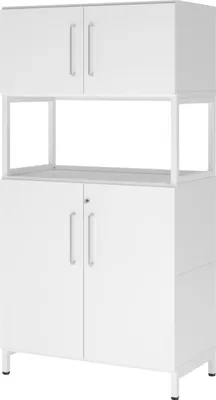 Zdjęcie produktu dla Cokół FlexWall 4OH 1open biały/biały 4032062308424