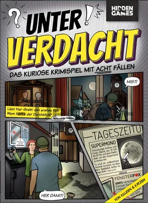 Obrázok produktu pre Hidden Games HG01UV, Kartová hra, Detektívna, 12 rok / roky, 15 min, Rodinná hra