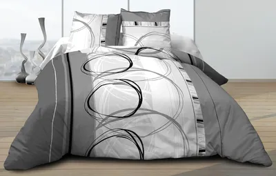 Productafbeelding van De Jules Beddengoed, 160 x 200 cm, katoen, grijs