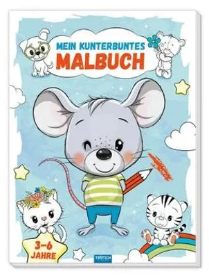 Produktbild von TRÖTSCH - Malbuch Mein kunterbuntes Ausmalbuch| Ab 3 Jahren