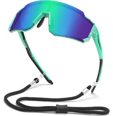 Produktbild von Sonnenbrille Kinder Jungen Mädchen UV400 Polarisierte Linse Leichter Rahmen DK310 Grün/Rot/Blau/Schwarz 8-16 Jahre
