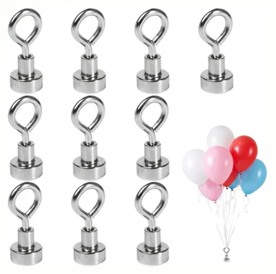 Ballongewichte, magnetisch, 10 Stück, 12 mm, wiederverwendbar