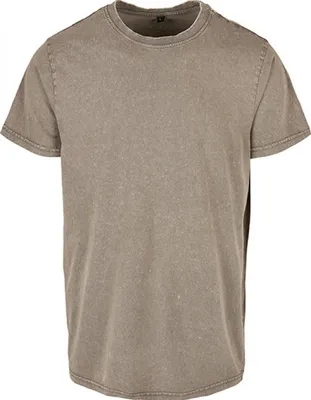 Obrázek produktu pro Build Your Brand Acid Washed Round Neck Tee