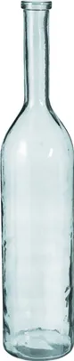 Image de Mica Décorations Bouteille en verre Rioja - H100 x Ø21 cm - Verre recyclé - Transparent