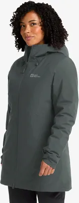 Productafbeelding van Jack Wolfskin HEIDELSTEIN INS JKT damesjas, kleur: slate green, maat: XXL