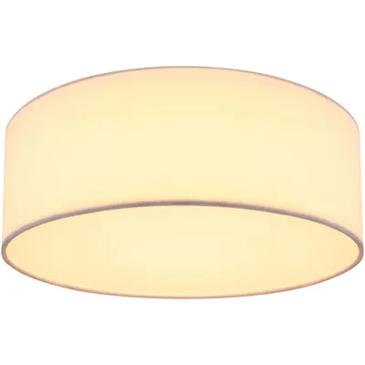 Produktbild von GLOBO Deckenleuchte LED Wohnzimmer Deckenlampe Schlafzimmer Textil Schirm 54004D