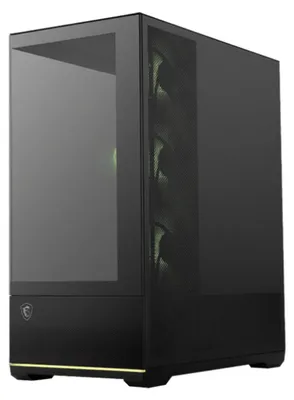 Obrázok produktu pre MSI MAG PANO 110R PZ, Midi Tower, PC, Čierna, ATX, micro ATX, Mini-ATX, Temperované sklo, Hranie